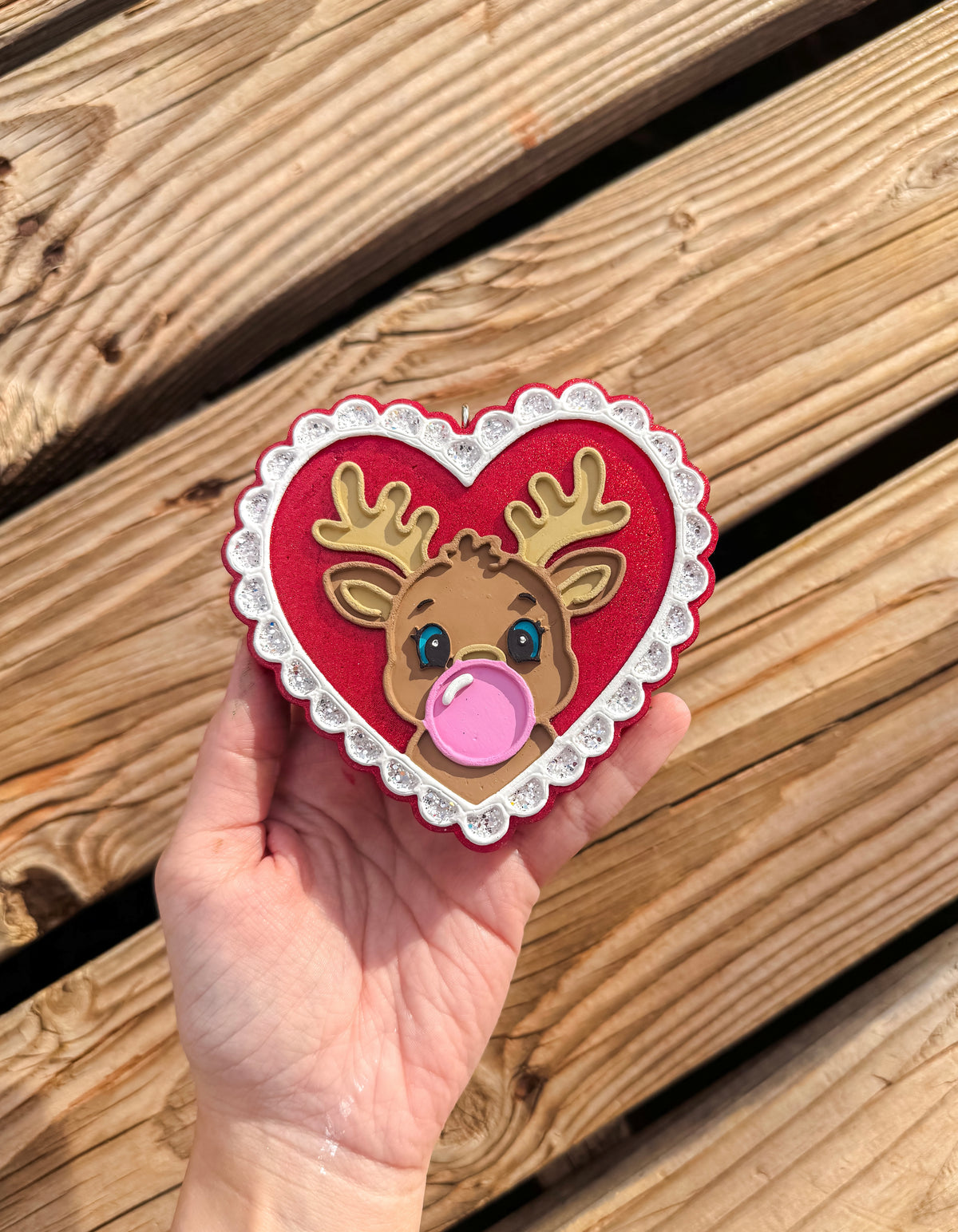 Bubblegum Reindeer Freshie