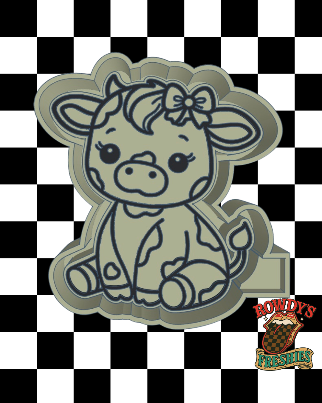 Baby Cow STL/PNG