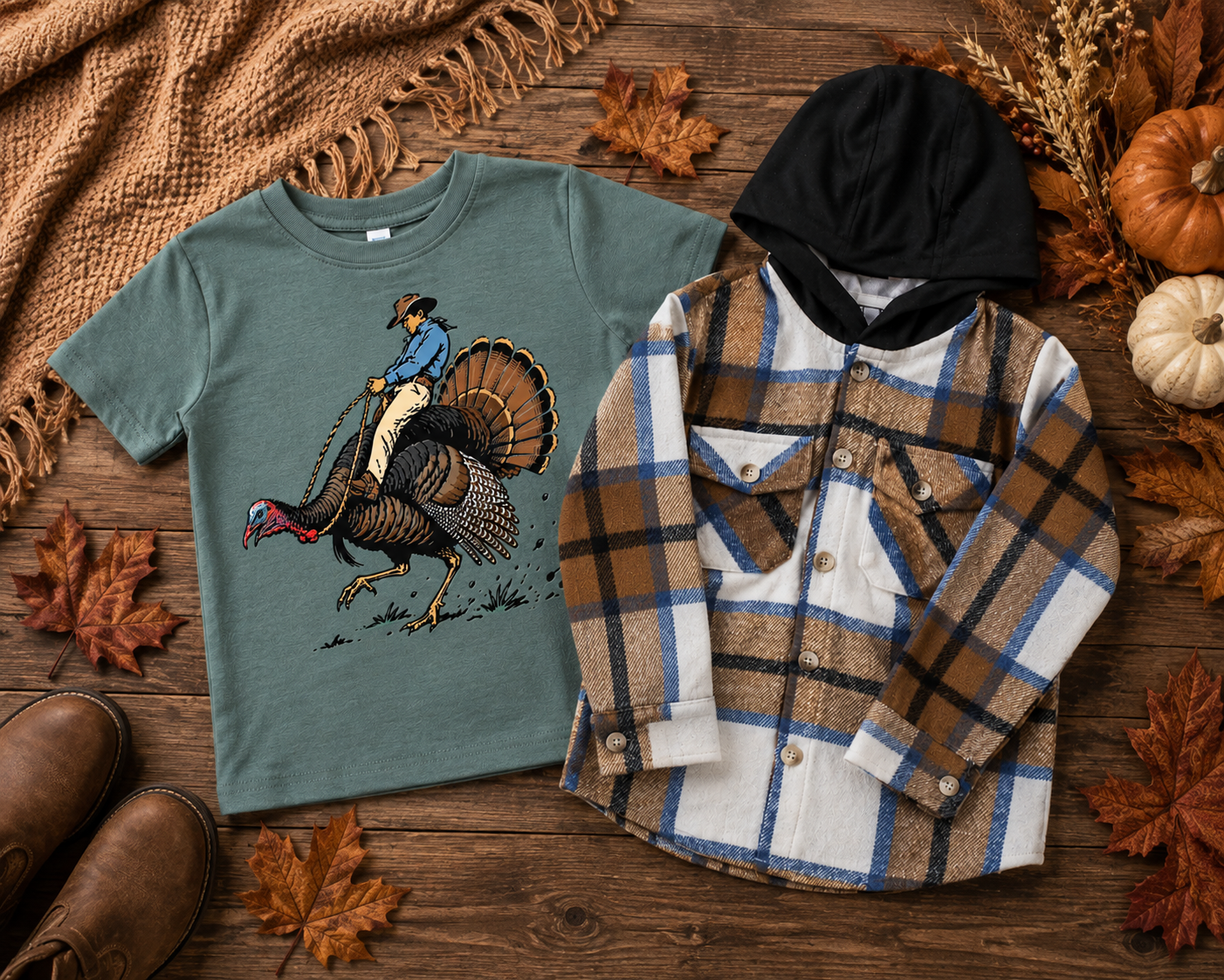 Cowboy Turkey + Flannel