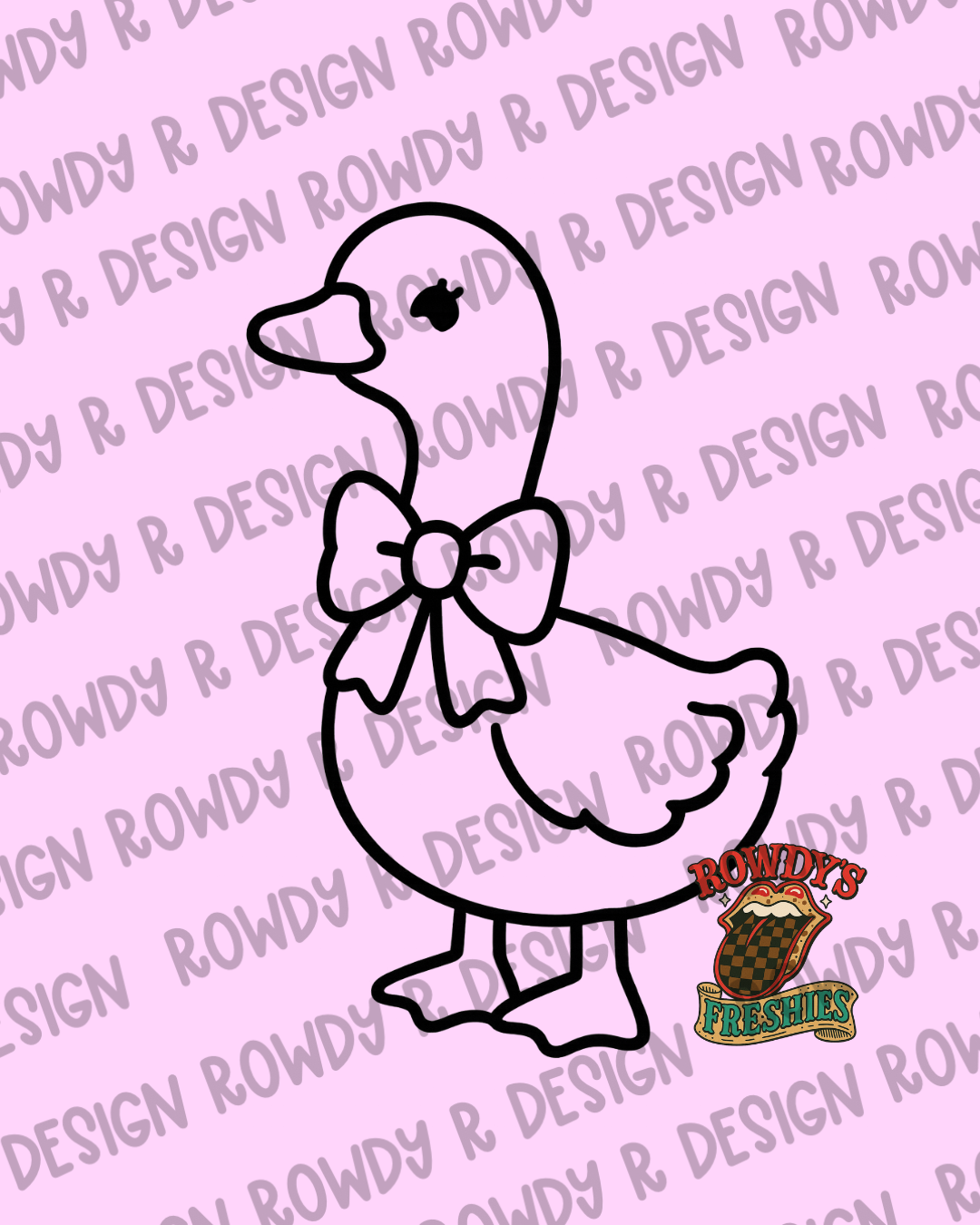 Girly Goose STL/PNG
