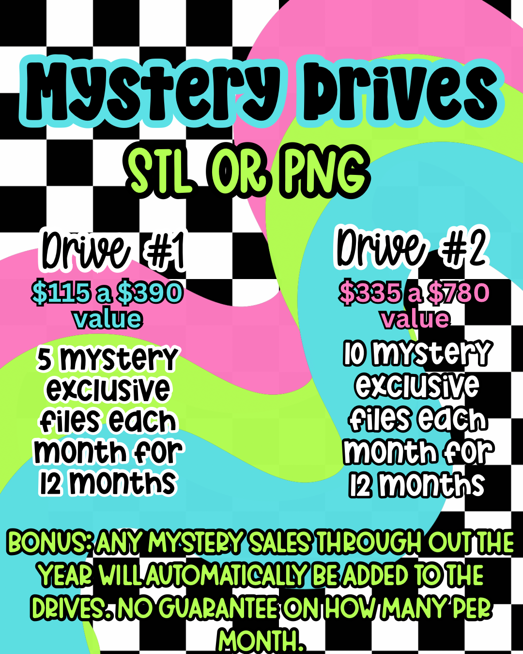 Mystery Drives (Please read description before purchase)