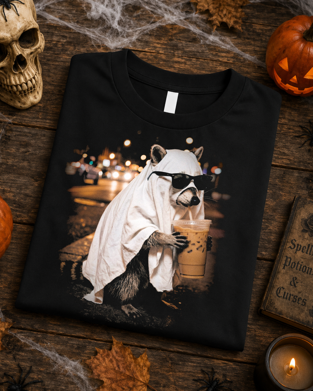 Ghost Raccoon Tee