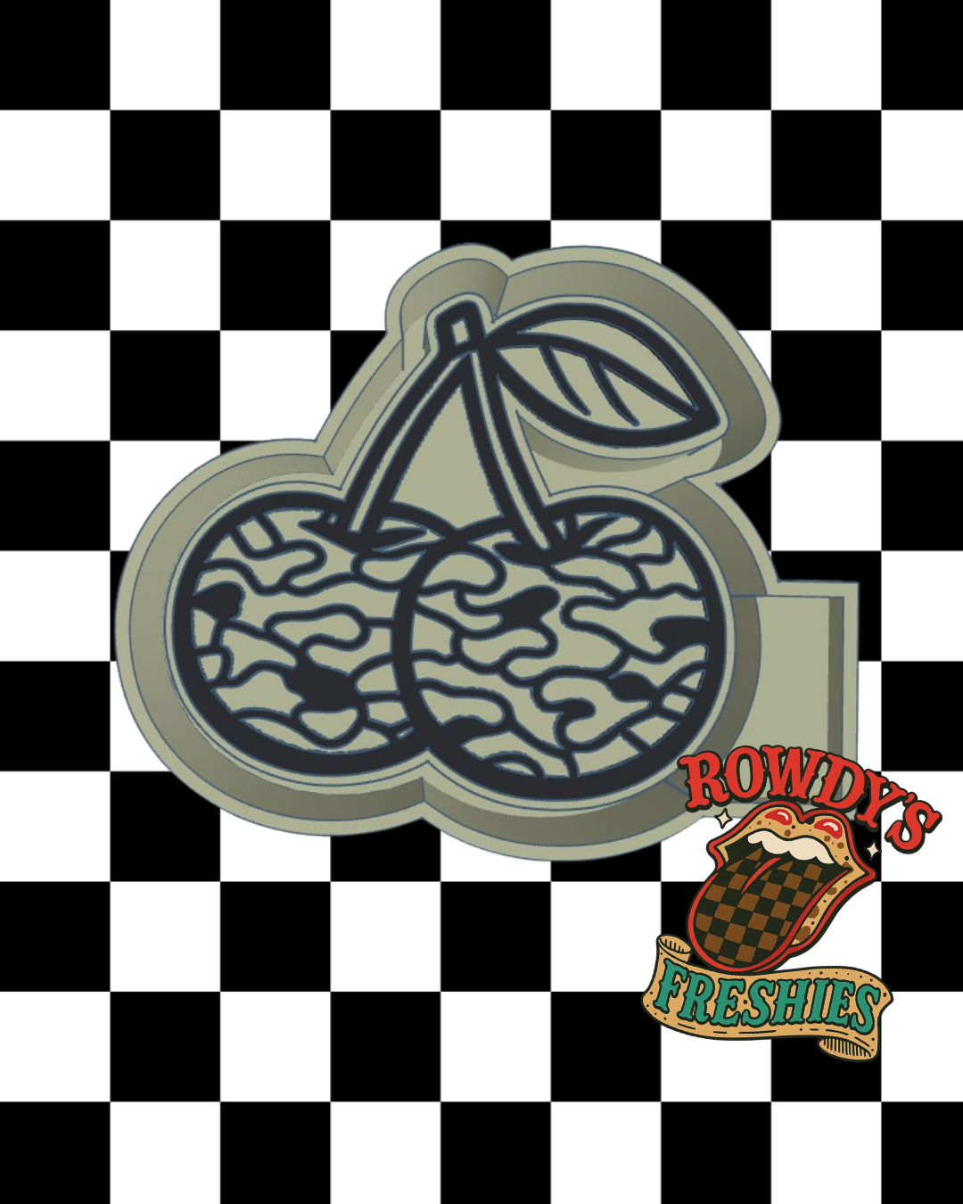 Camo Cherries STL/SVG