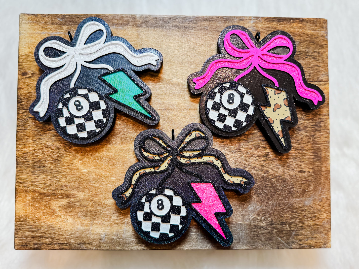 8 Ball & Bolt Cherries Freshie