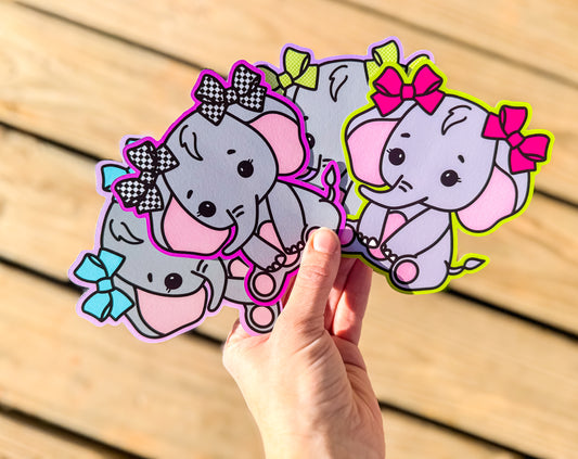 Elephant Mold + Cardstock