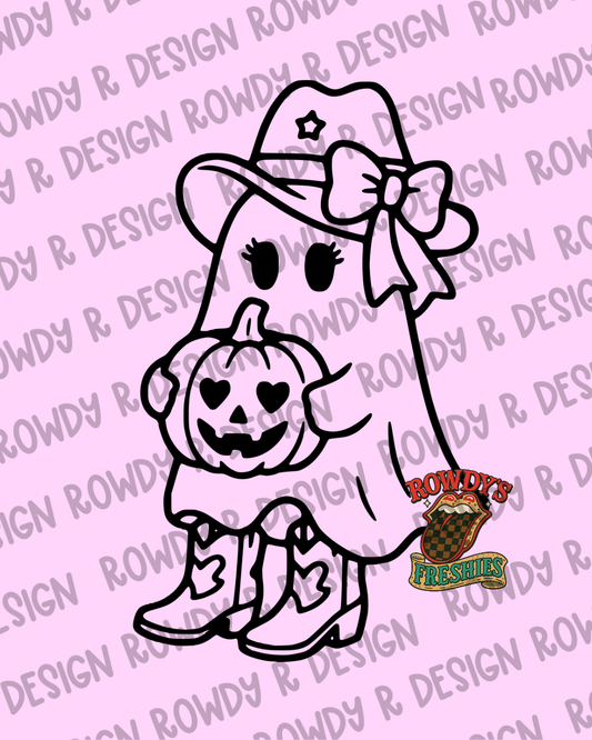 Cowgirl Ghost STL/PNG