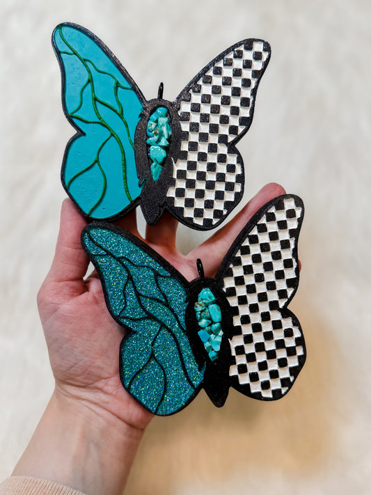 Turquoise Butterfly Freshie