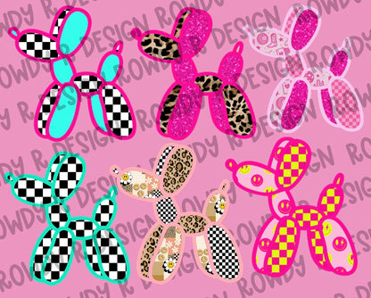 Balloon Dog STL File & Cardstock PNGs