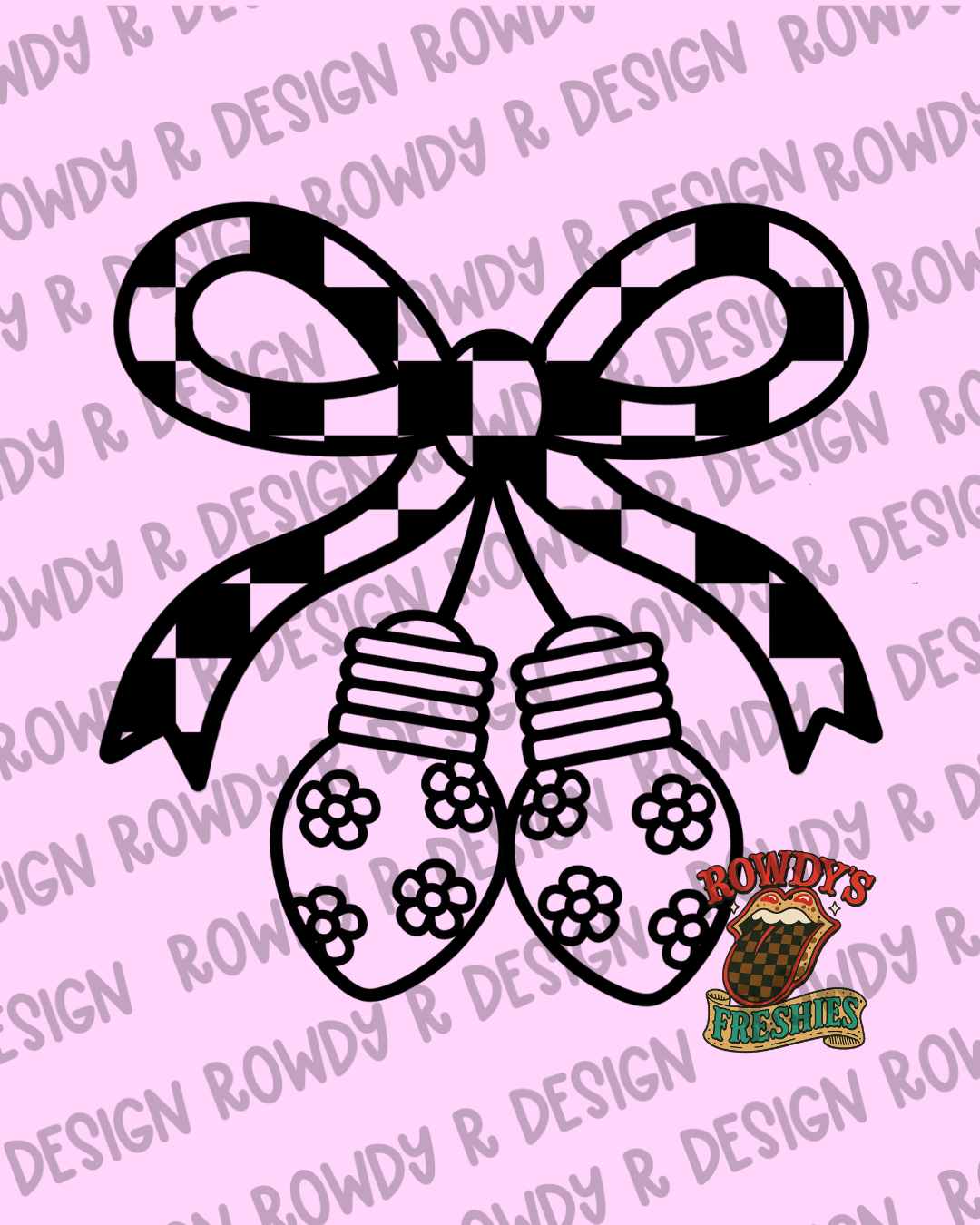 Check Daisy Bulb Cherries STL/PNG