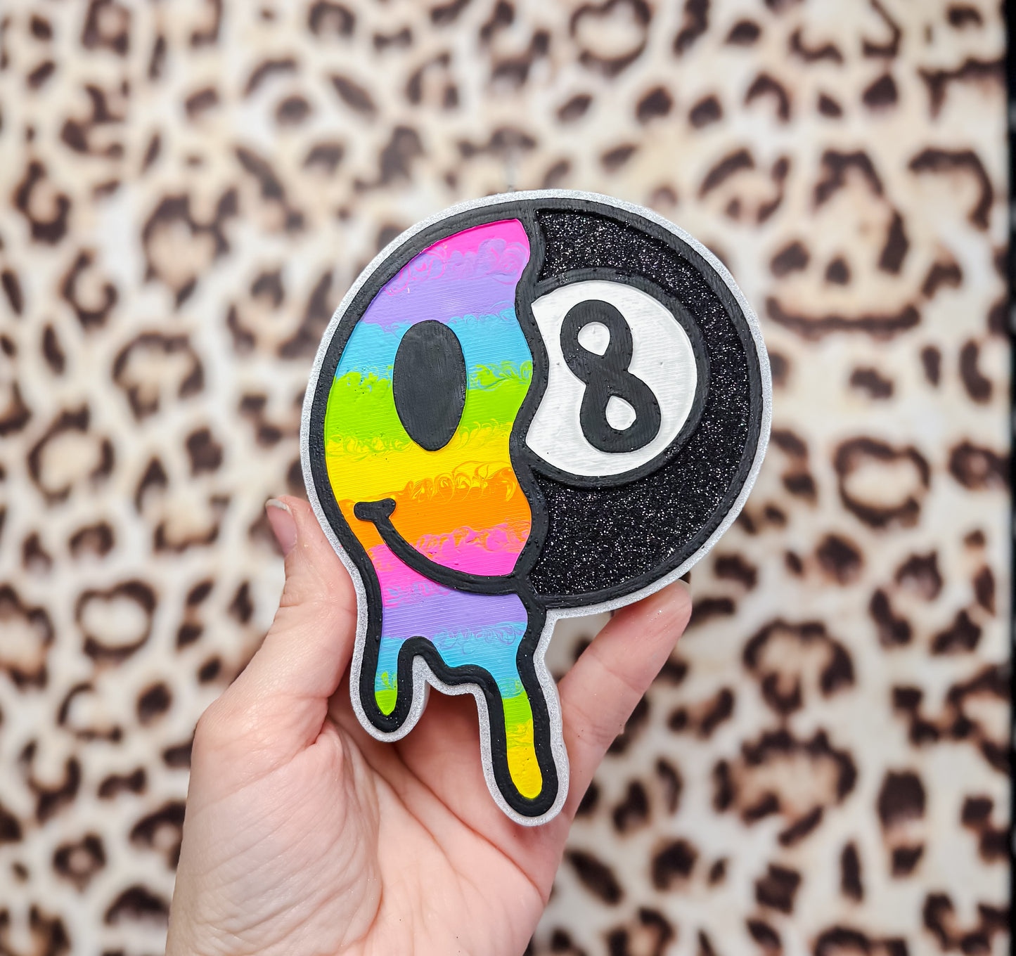 Drippy Smiley & 8 Ball Freshie