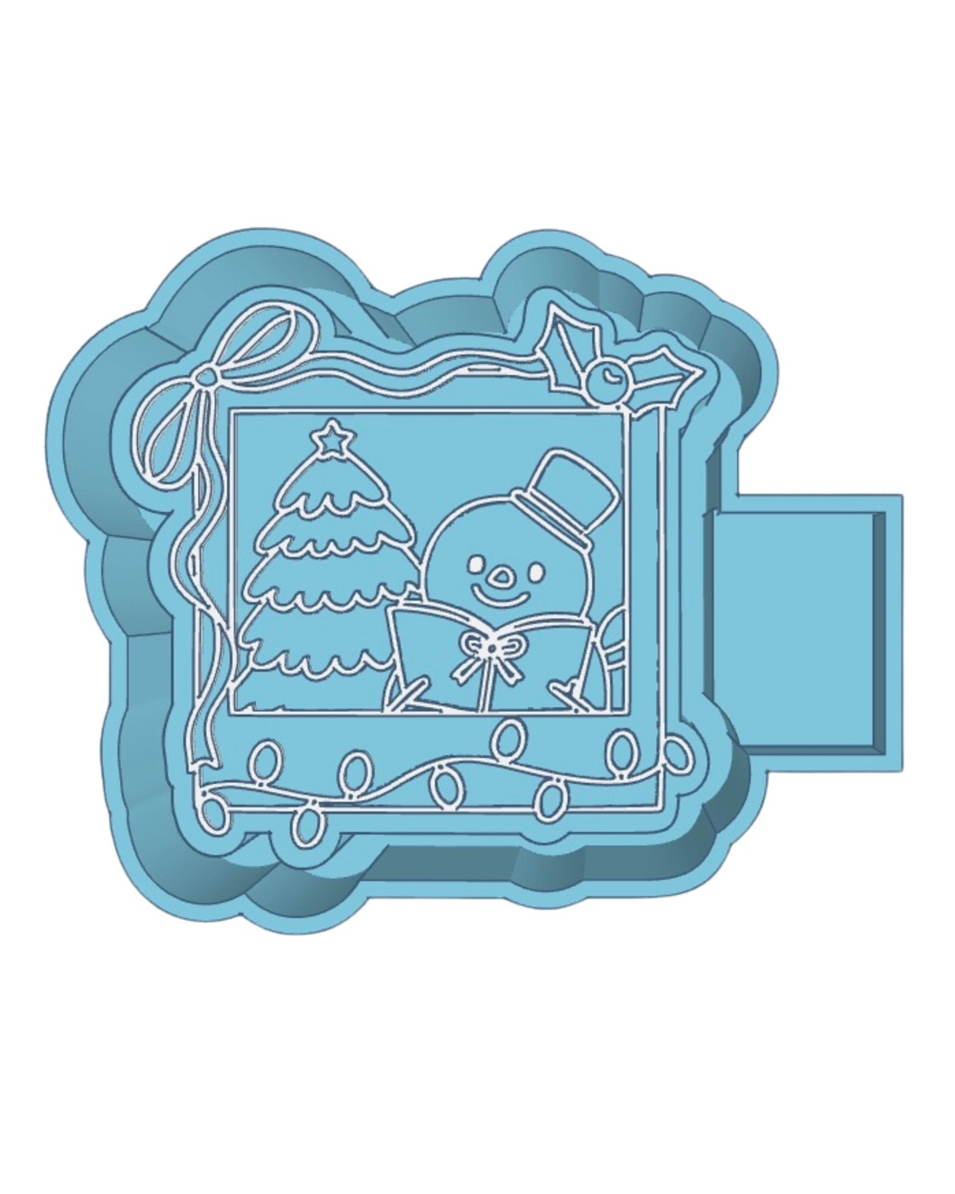 Snowman Photo Frame STL