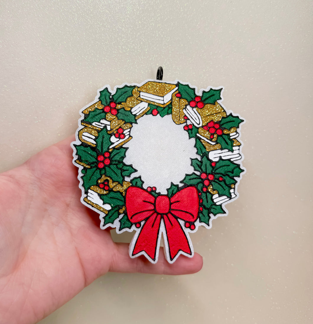 Book Wreath Silicone Mold