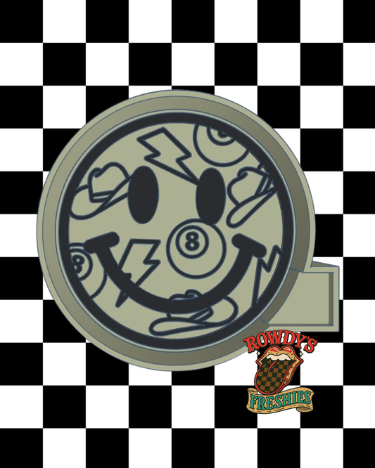 Western Smiley STL/PNG