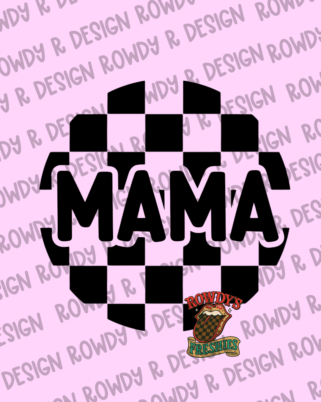 Check Mama Round STL/PNG