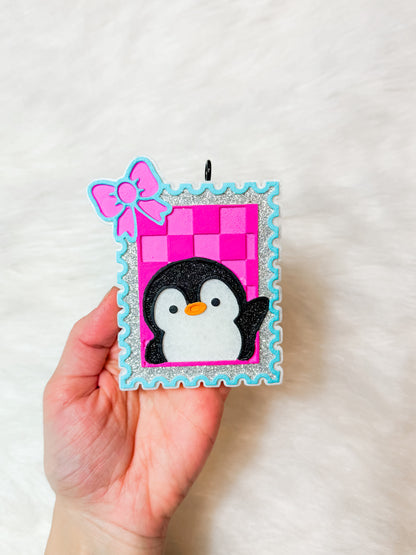 Penguin Stamp Freshie