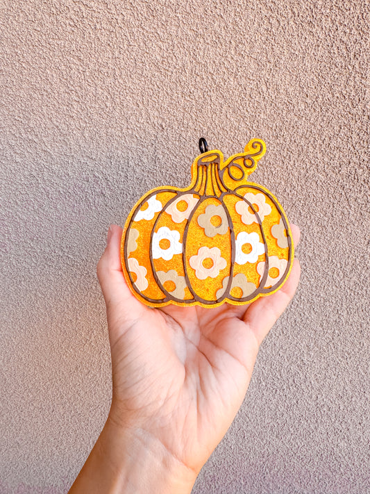 Floral Pumpkin Freshie