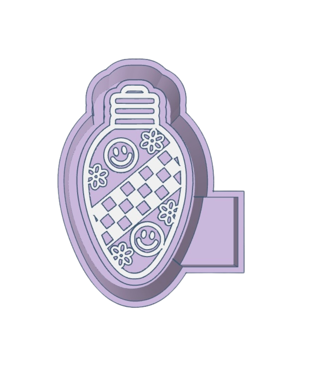 Retro Christmas Light STL