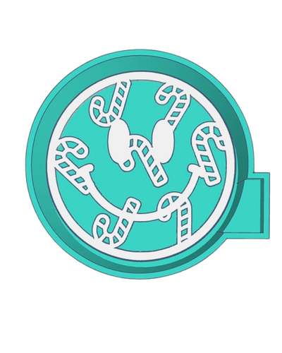 Happy Candy Cane Freshie STL File