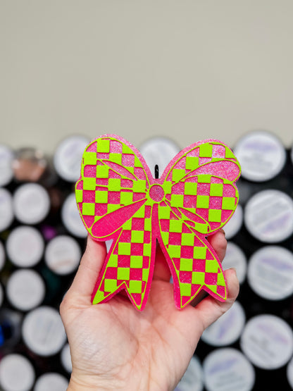 Checkered Bow Freshie