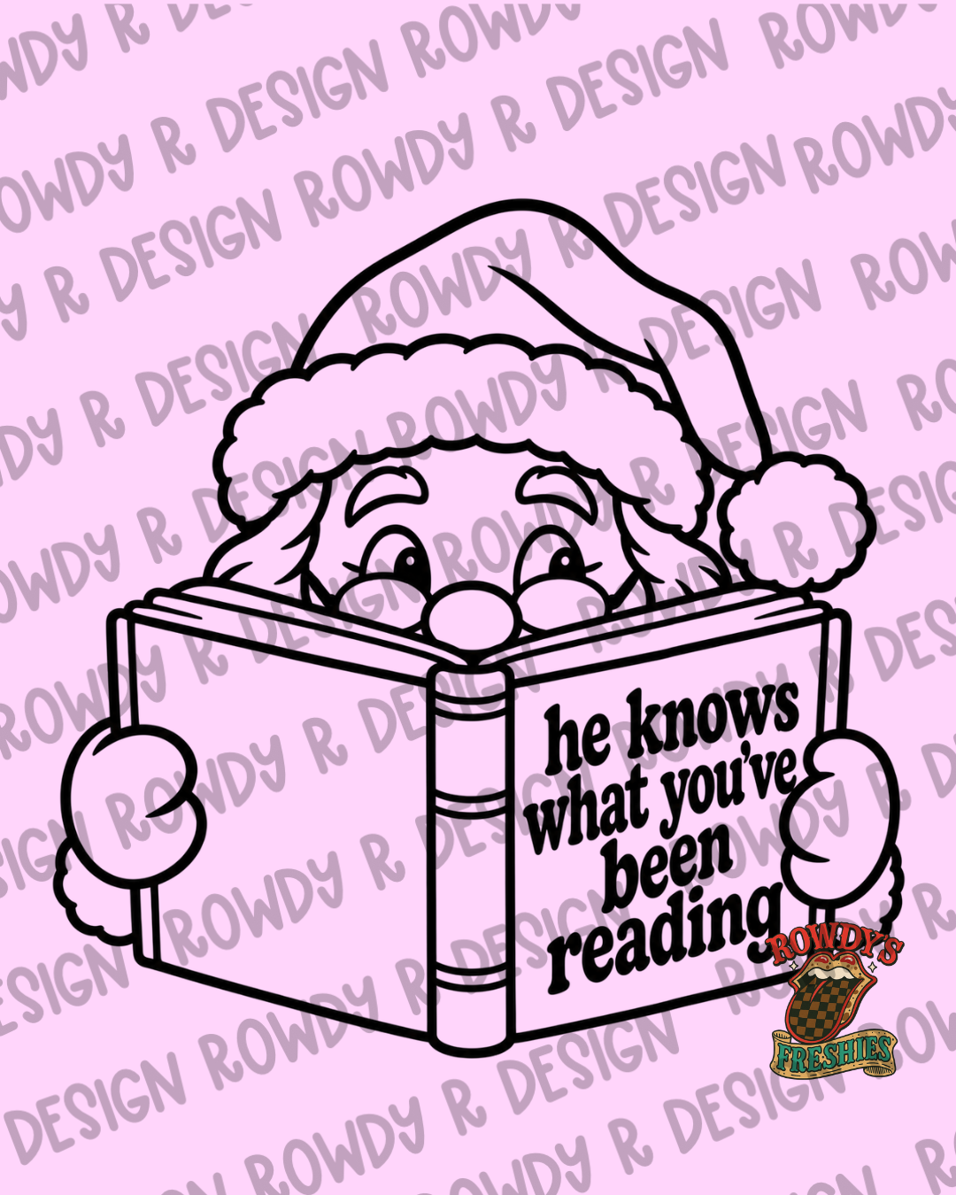 He Knows What You’ve Been Reading STL/PNG