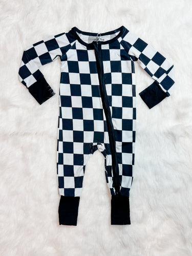 Checkered Bamboo Zippy