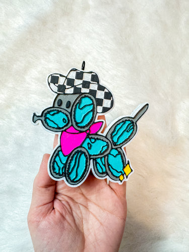 Cowboy Balloon Dog Silicone Mold