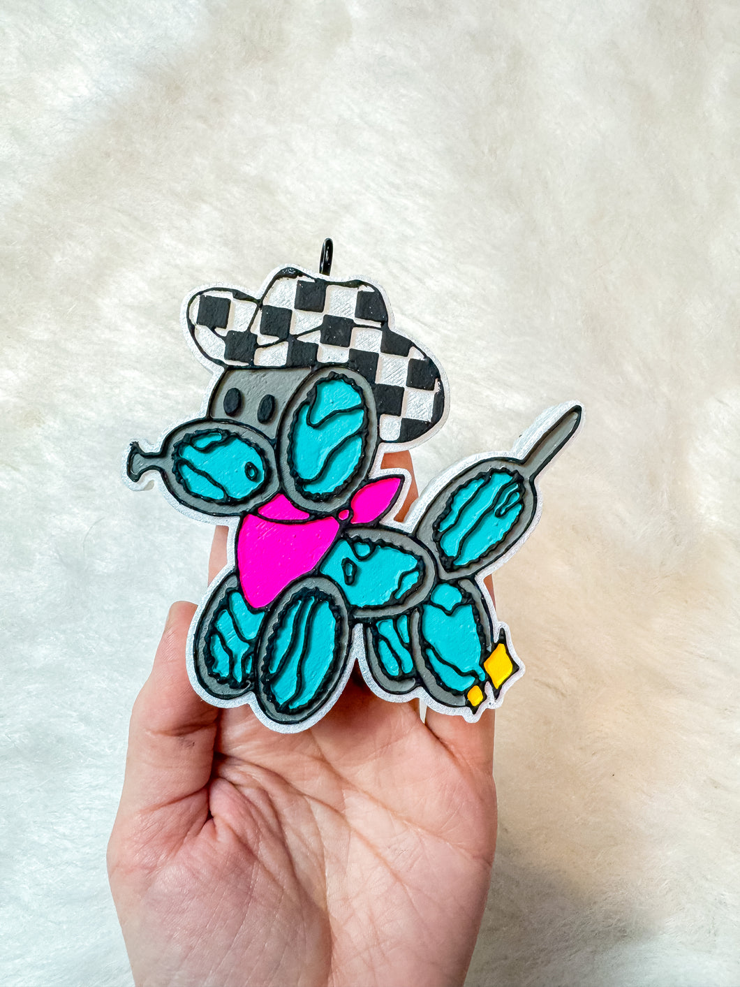 Cowboy Balloon Dog Silicone Mold