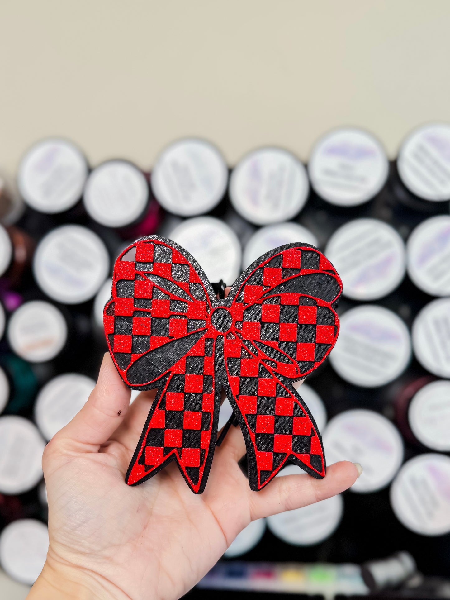 Checkered Bow Freshie