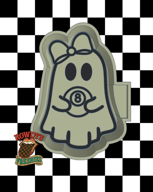 8 Ball Ghost STL/PNG