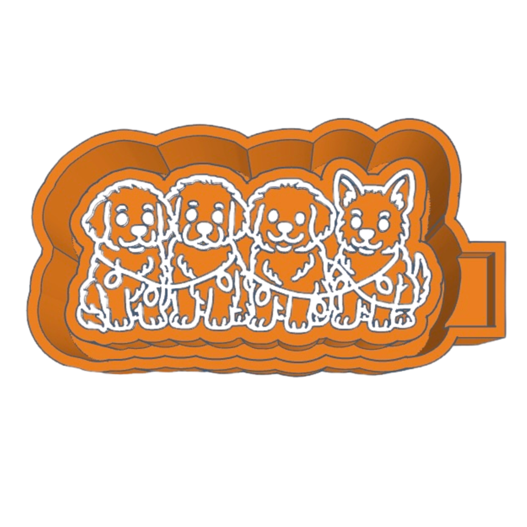 Christmas Puppies Freshie STL