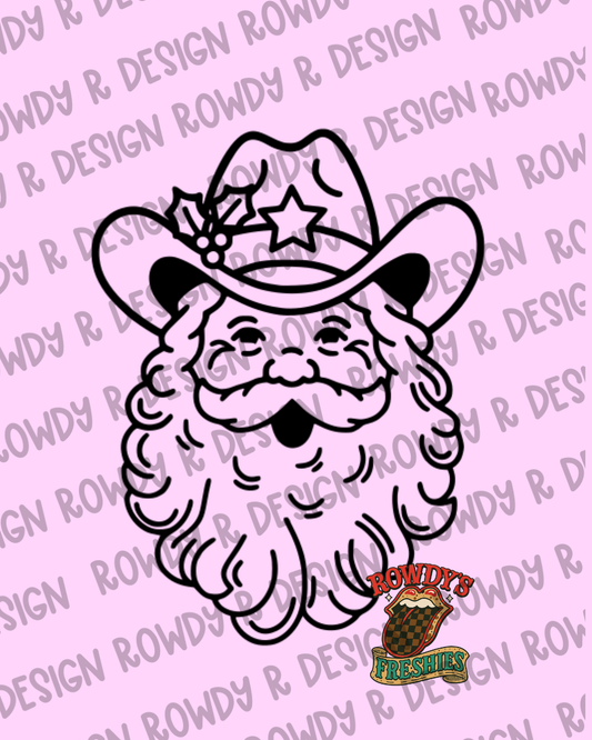 Cowboy Santa STL/PNG