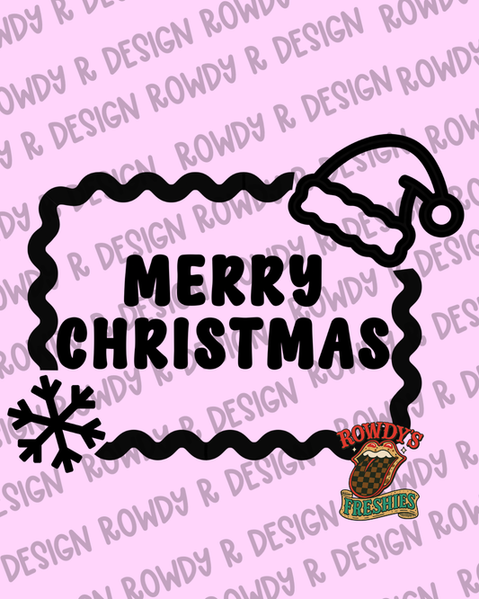 Merry Christmas STL/PNG