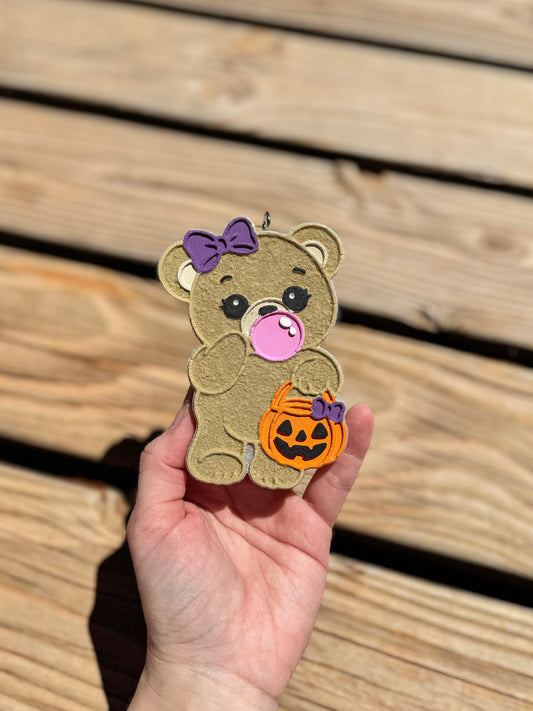 Halloween Bear Freshie