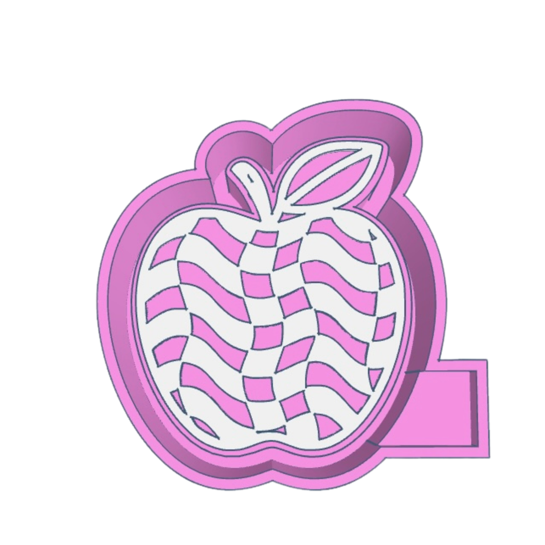 Checkered Apple Freshie STL