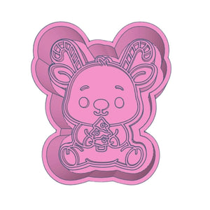 Candy Cane Reindeer Freshie STL File