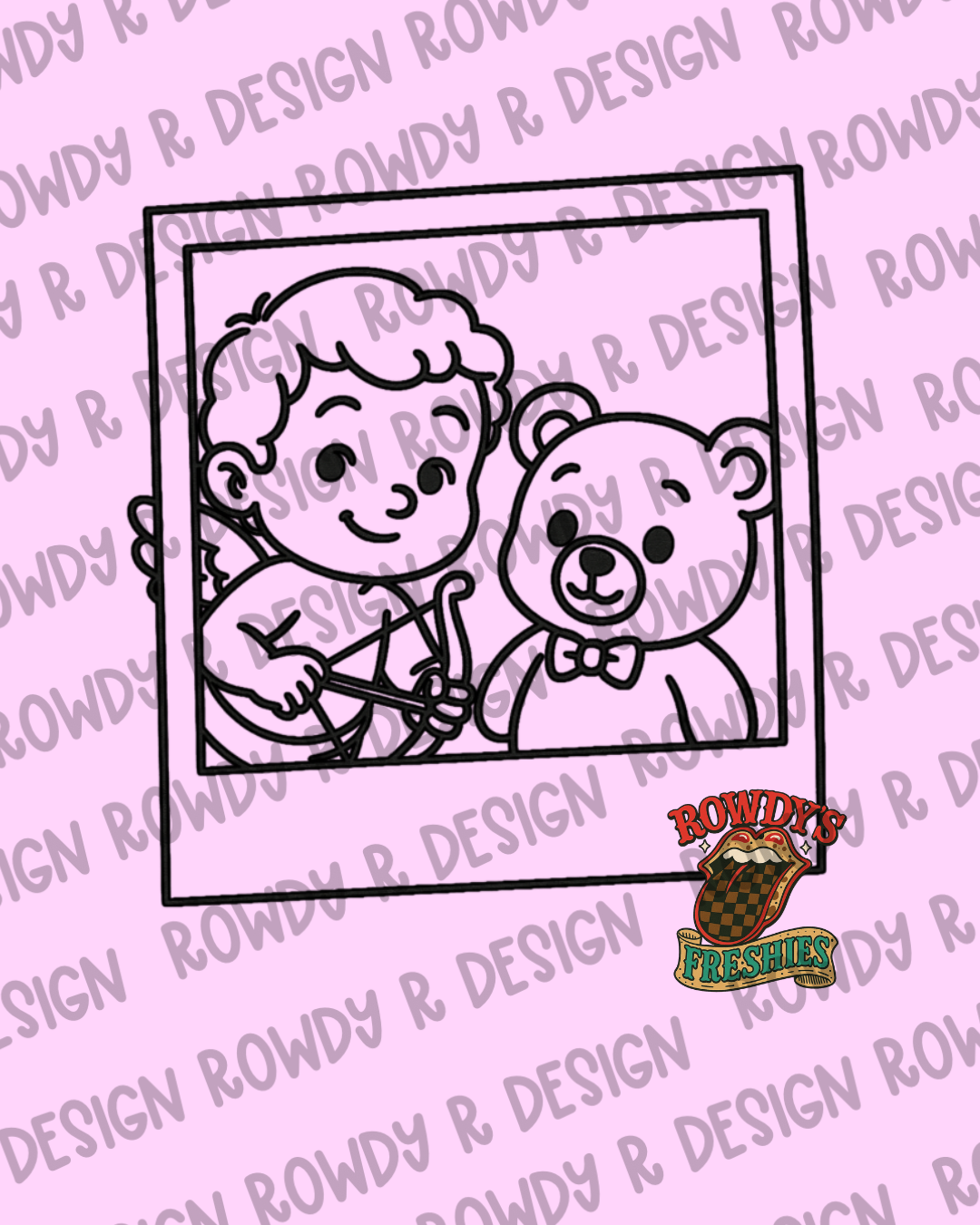 Cupid Polaroid STL/PNG