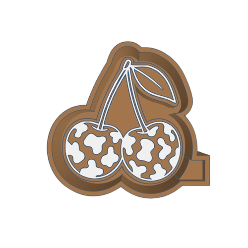 Cow Print Cherries Freshie STL