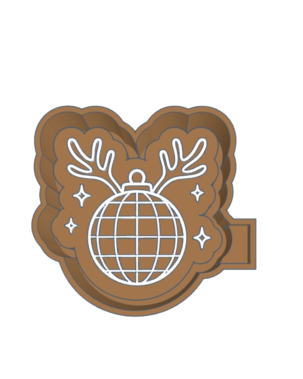 Disco Ball Reindeer STL