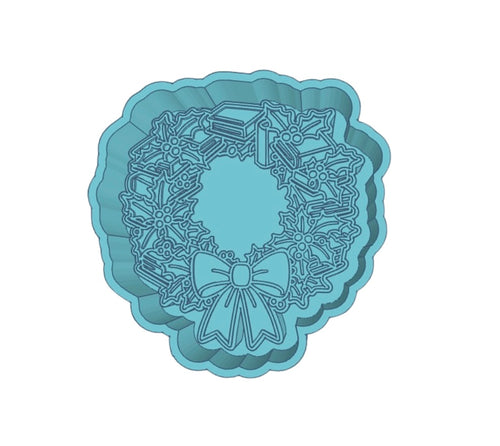 Christmas Book Wreath Freshie STL File
