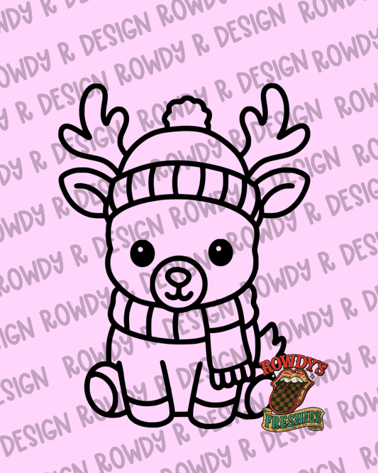 Beanie Reindeer STL/PNG
