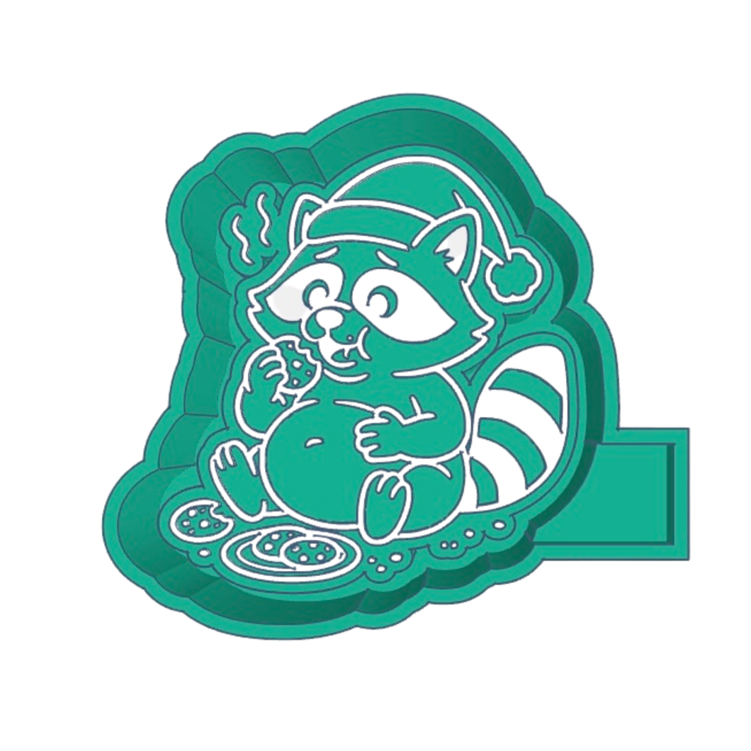 Raccoon Eating Cookies Freshie STL