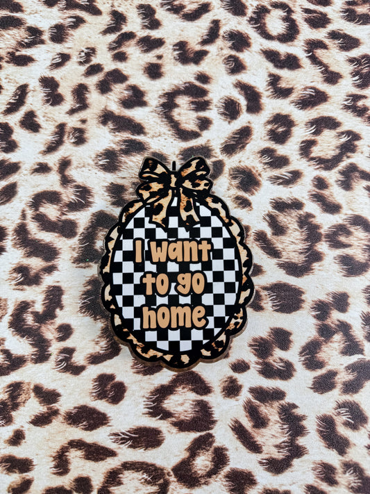 Wholesale I Want To Go Home Freshie (Scent: Mahogany Fierce)