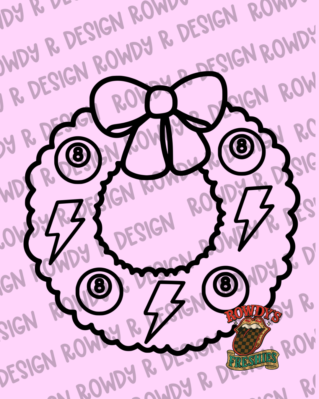 Western Wreath STL/PNG