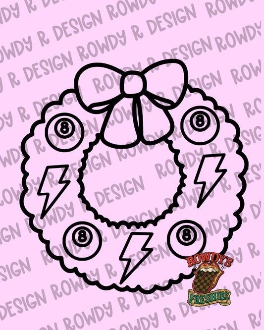 Western Wreath STL/PNG