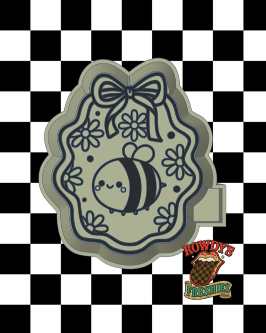 Bee Frame STL/PNG