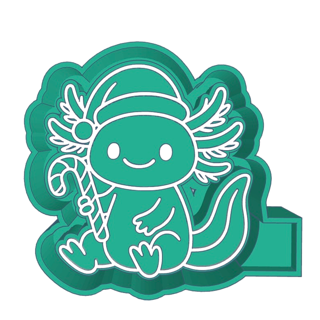 Christmas Axolotl Freshie STL