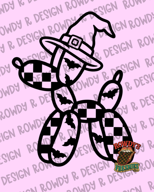 Spooky Balloon Dog STL/PNG