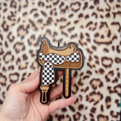 Checkered Saddle Freshie