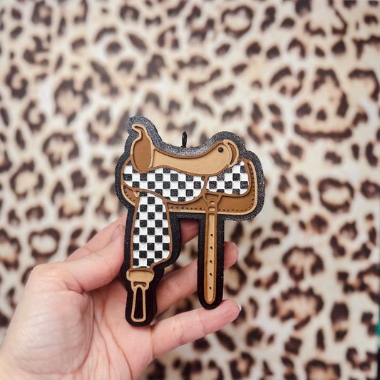 Checkered Saddle Freshie