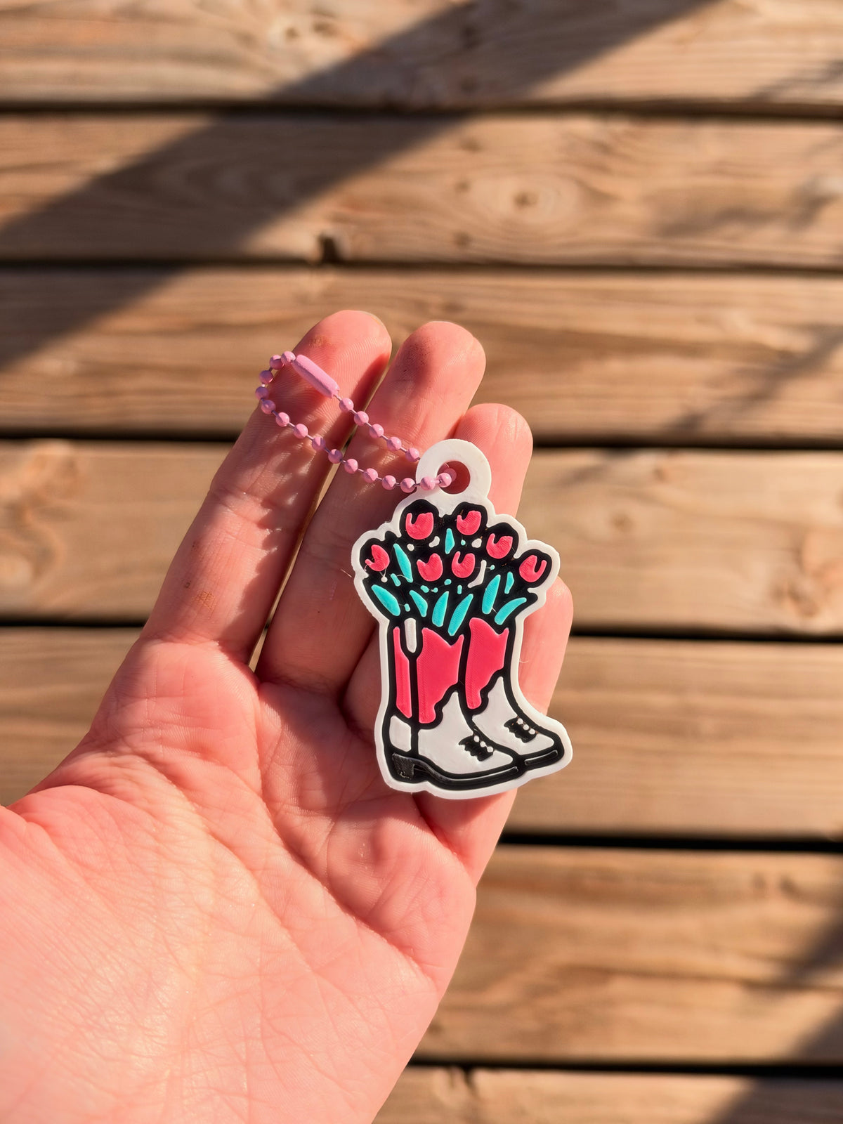 Tulip Boots Keychain